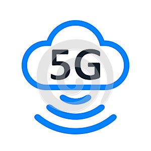 5 G internet standart icon Ã¢â¬â vector photo